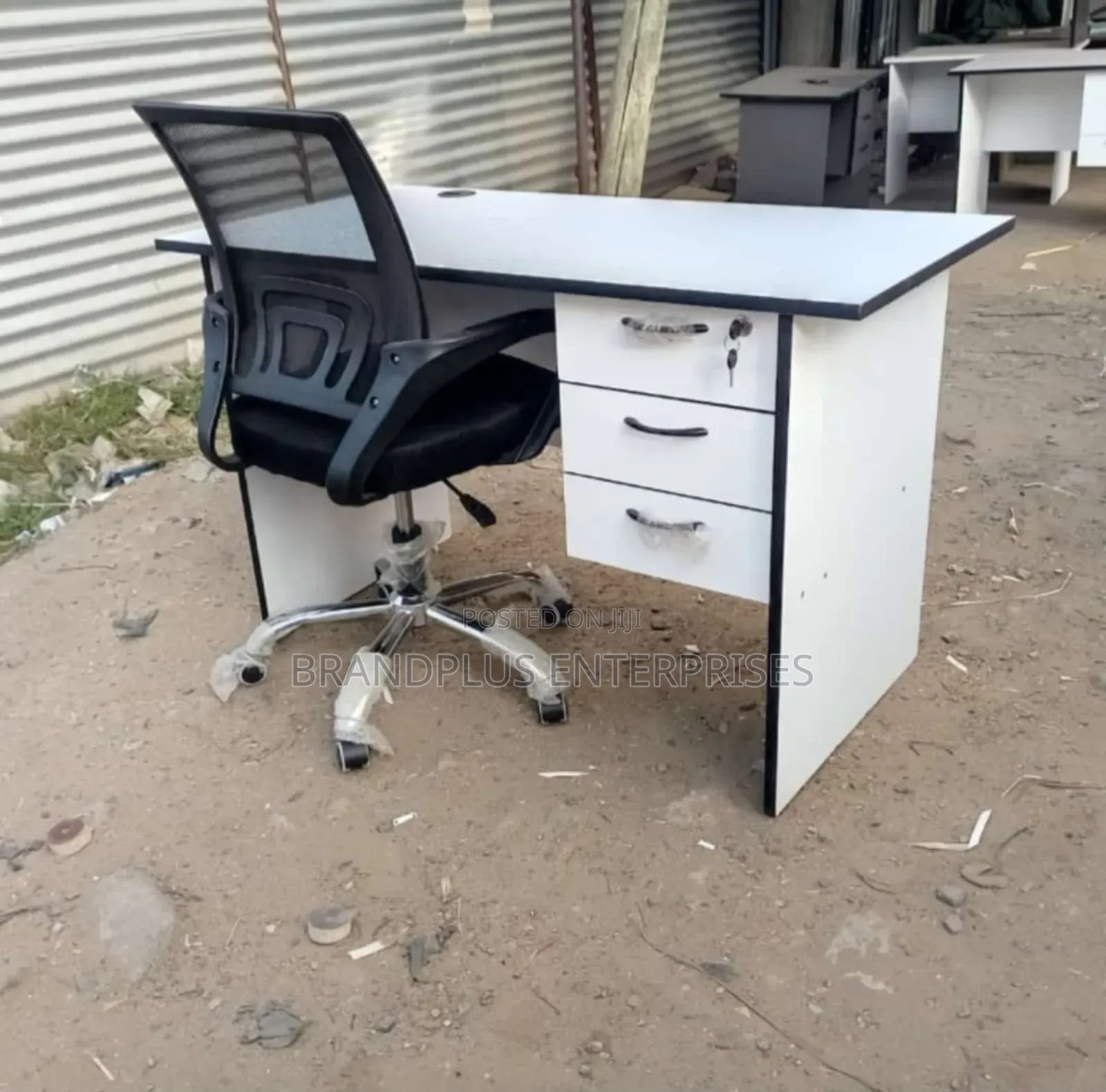Work/Study in Style Office Desk and Secretarial Chair