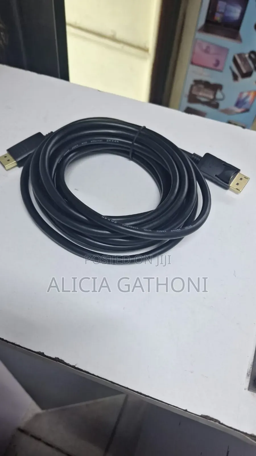 5mtrs Display Port to Display Port Cable