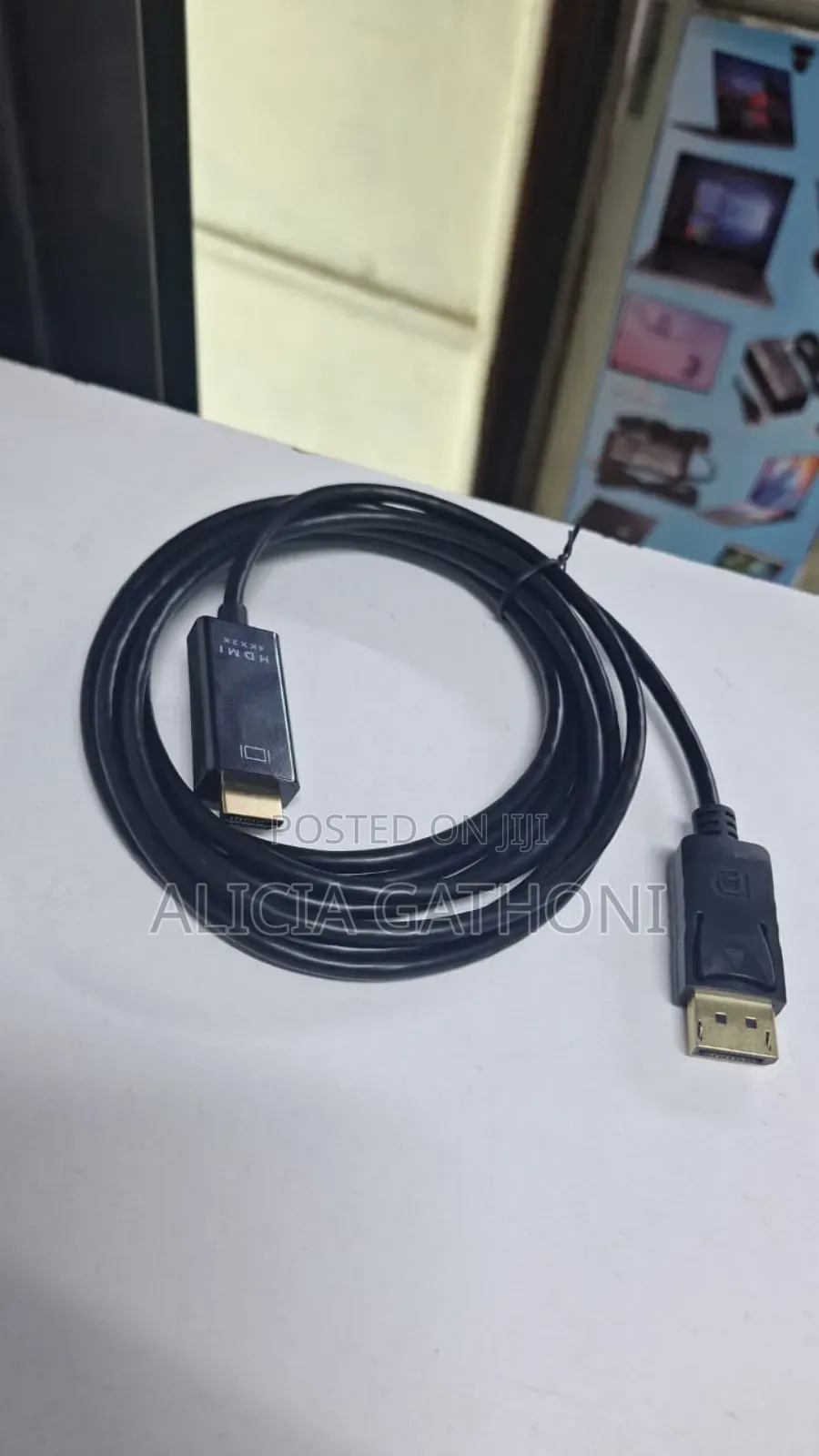 1.5mtrs Display Port to Hdmi Cable