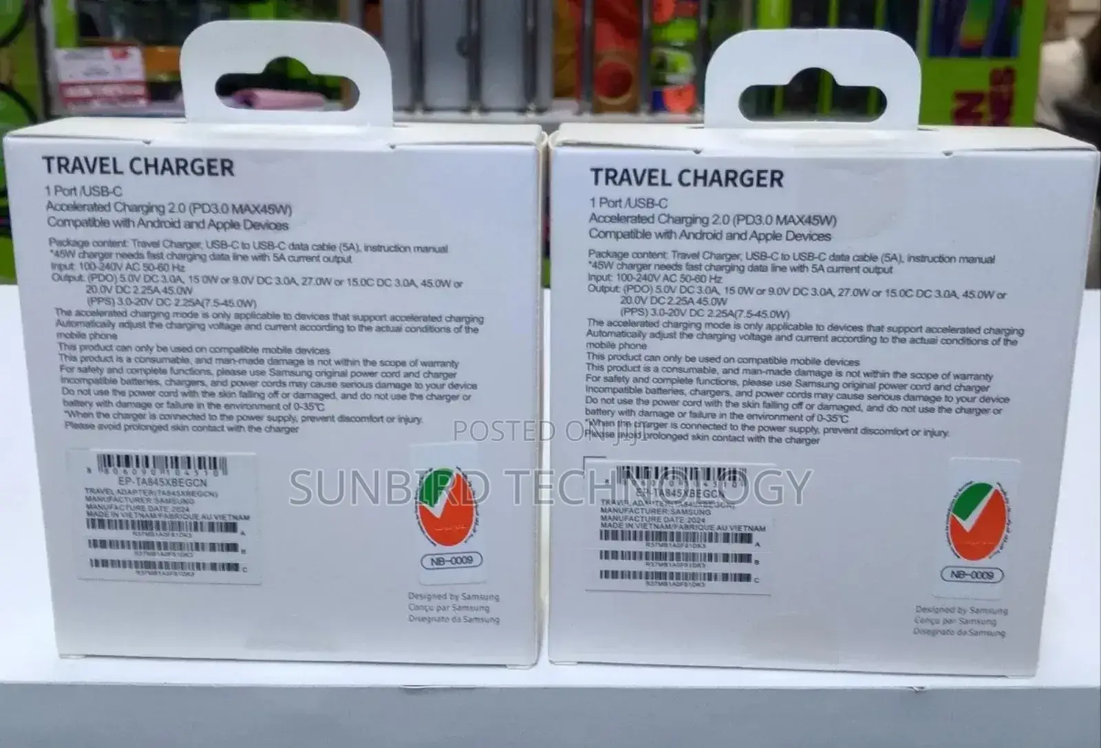 Samsung 45watt Charger