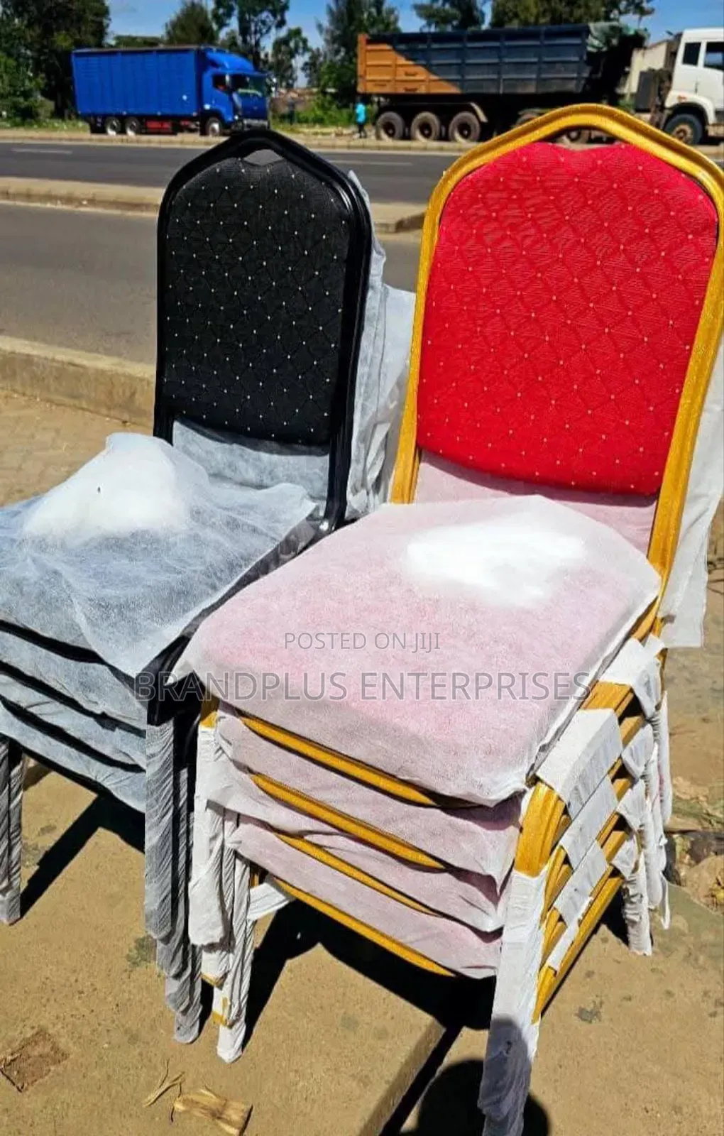 Red and Black Conference Chairs