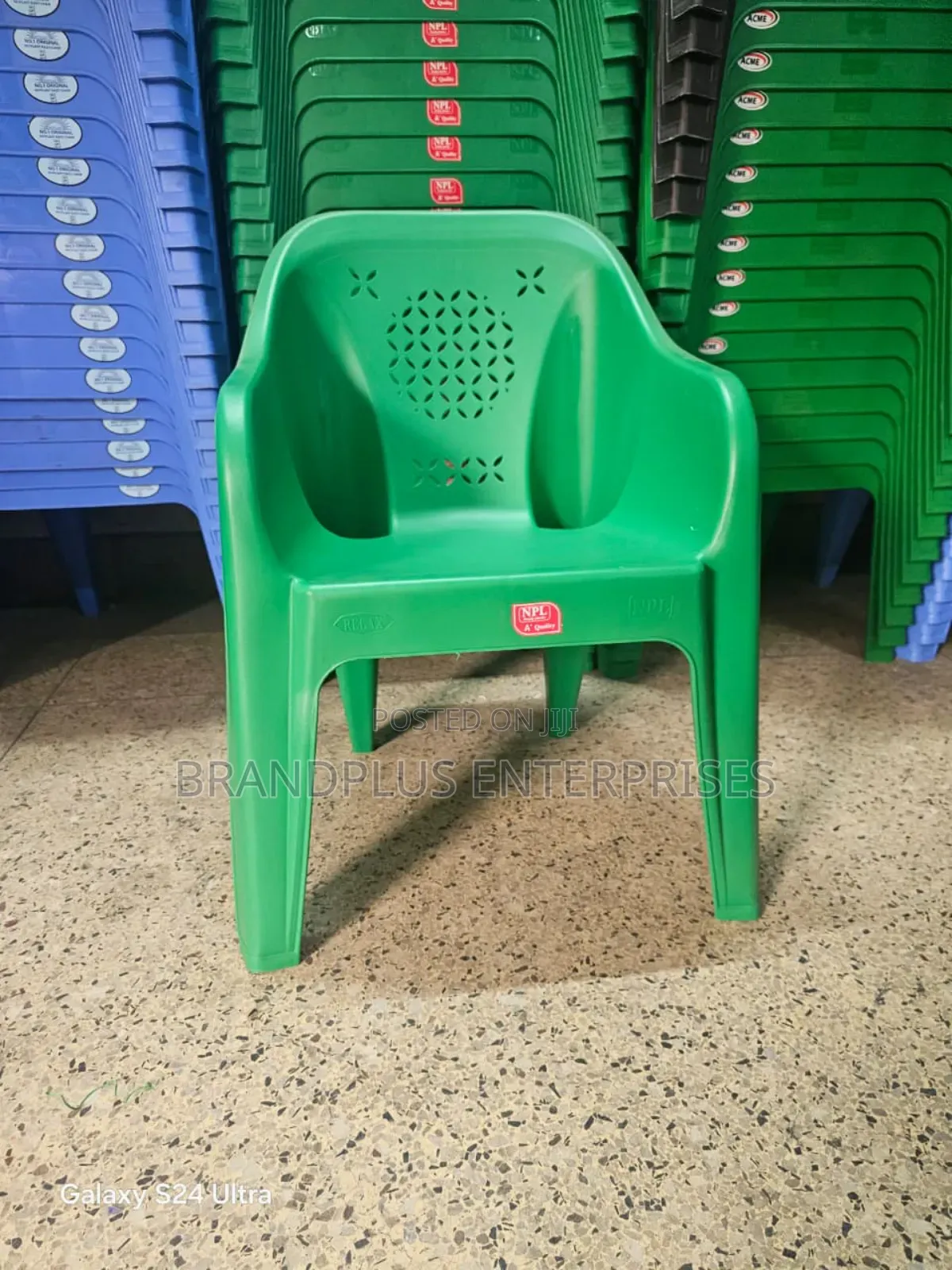 Strong Green Plastic Chairs