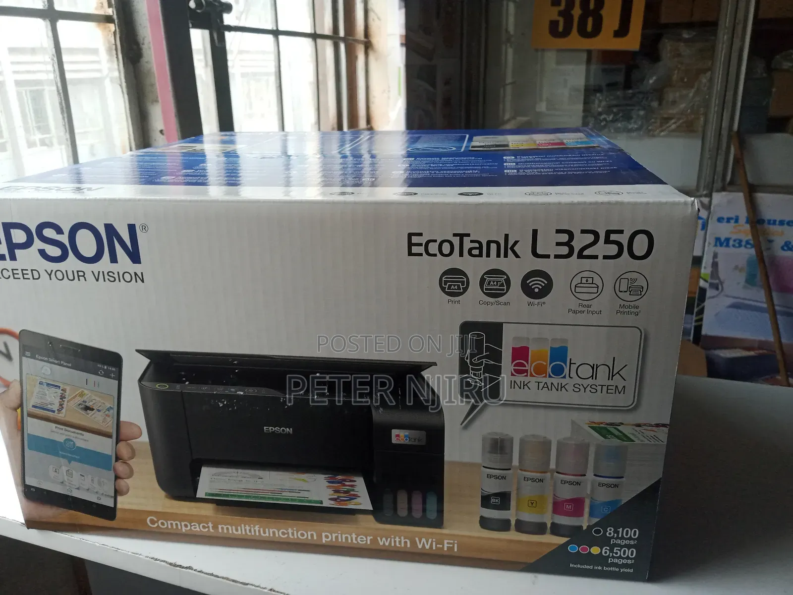 Ecotank Inktank L3250 Epson Printer ((Wireless )