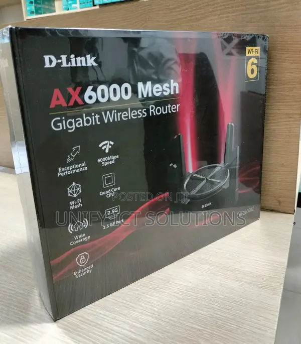 D-Link Ax6000 Multi Gigabit Wi-Fi 6 Router - Dir-X6080z