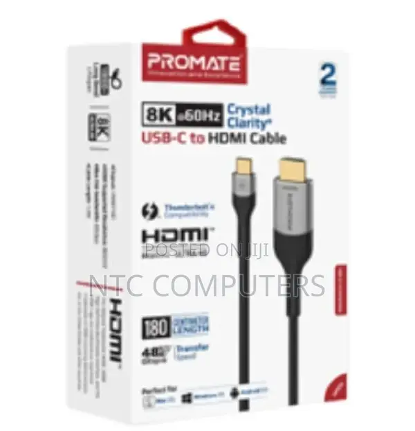 Promate at 60hz High Definition Usb-C to Hdmi Cable • 1.8