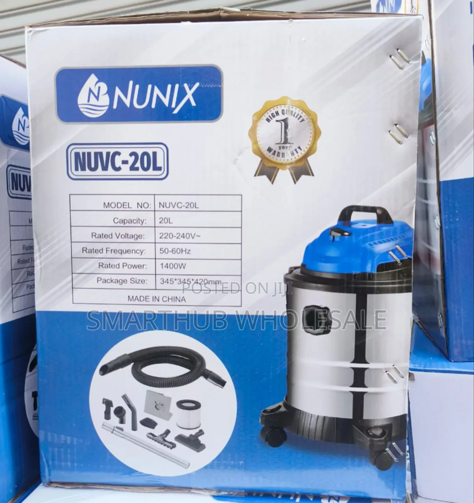 20 Litres Nunix Wet and Dry Vacuum Cleaner