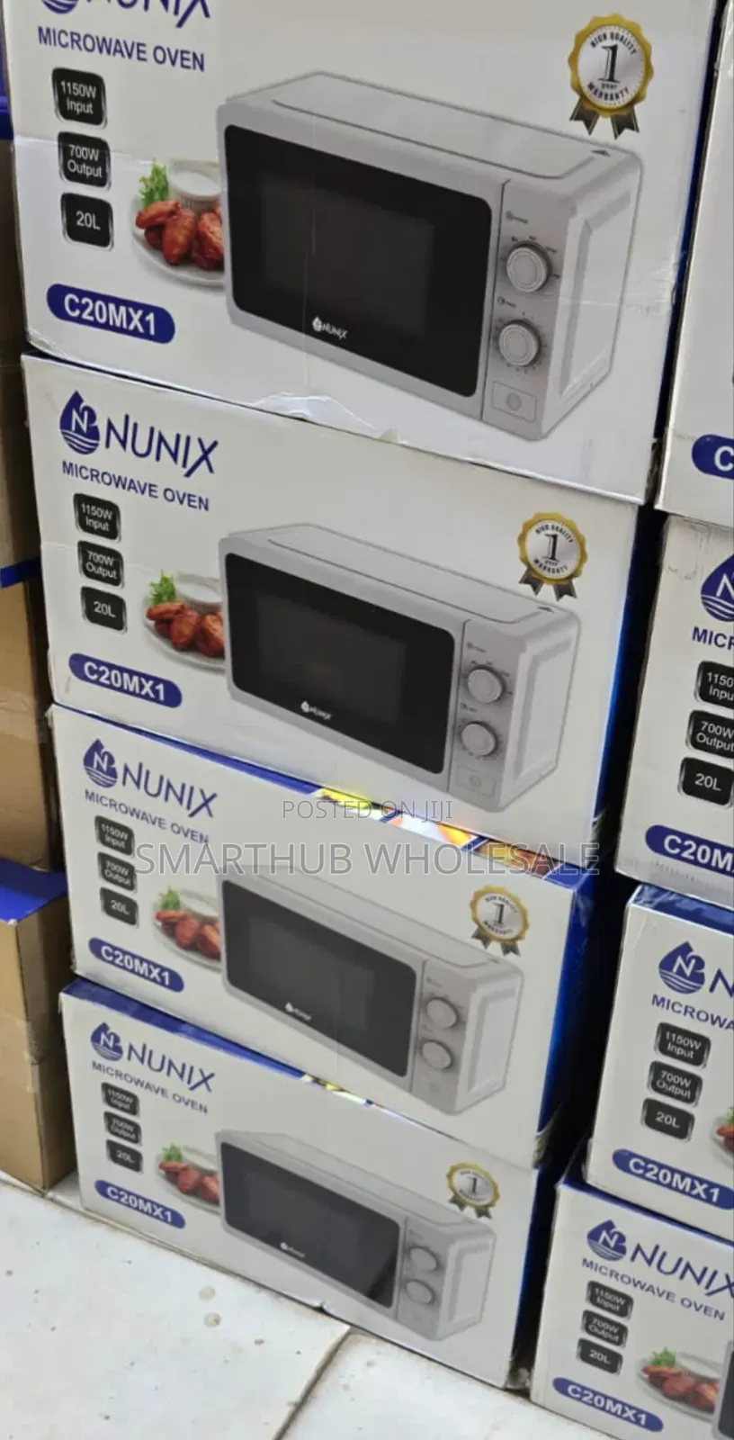 Nunix 20 Litres Manual Setting Microwave Oven
