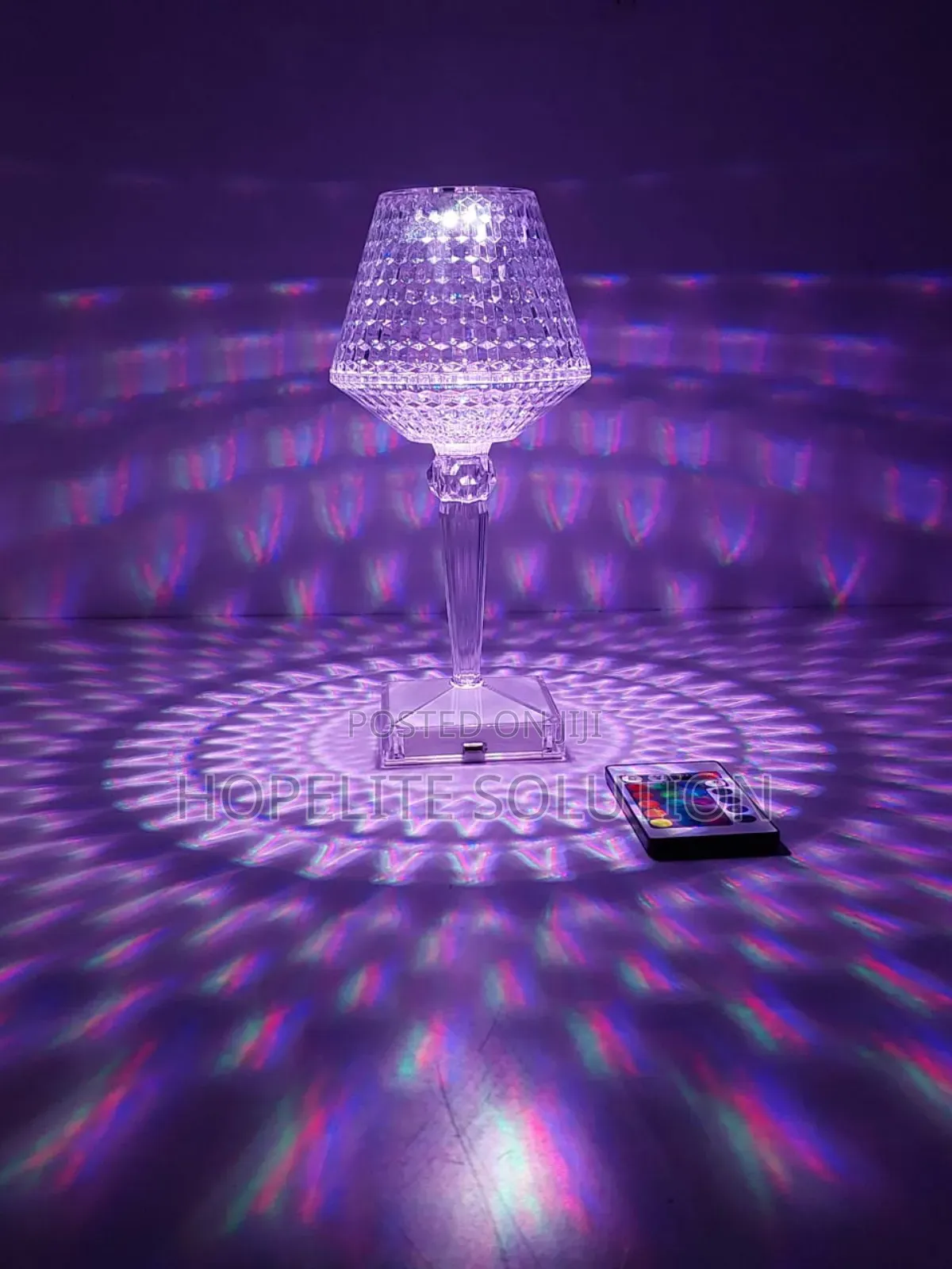 Rechargeable Rose Diamond Lamp