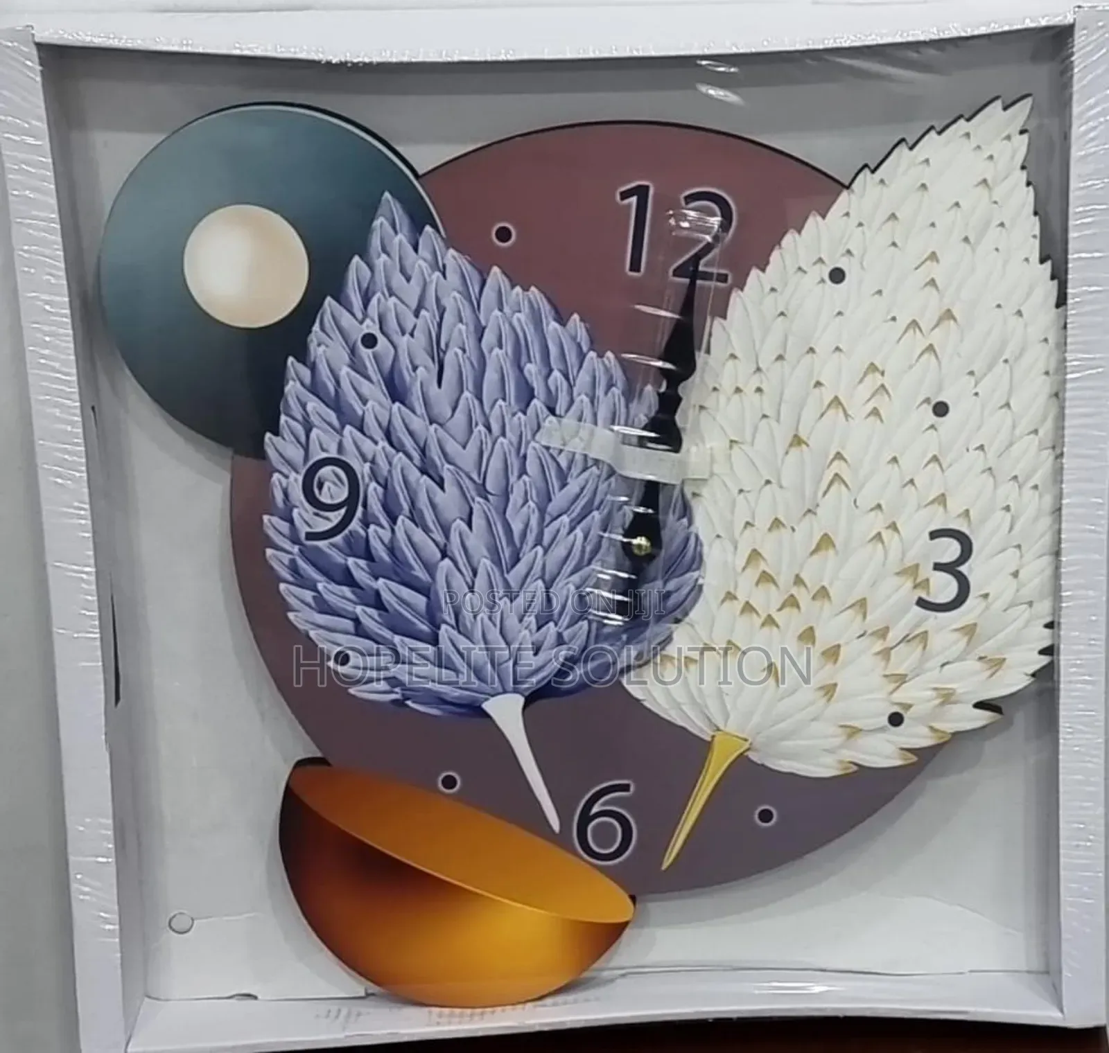 3 in 1 Elegant Wall Clock Decor