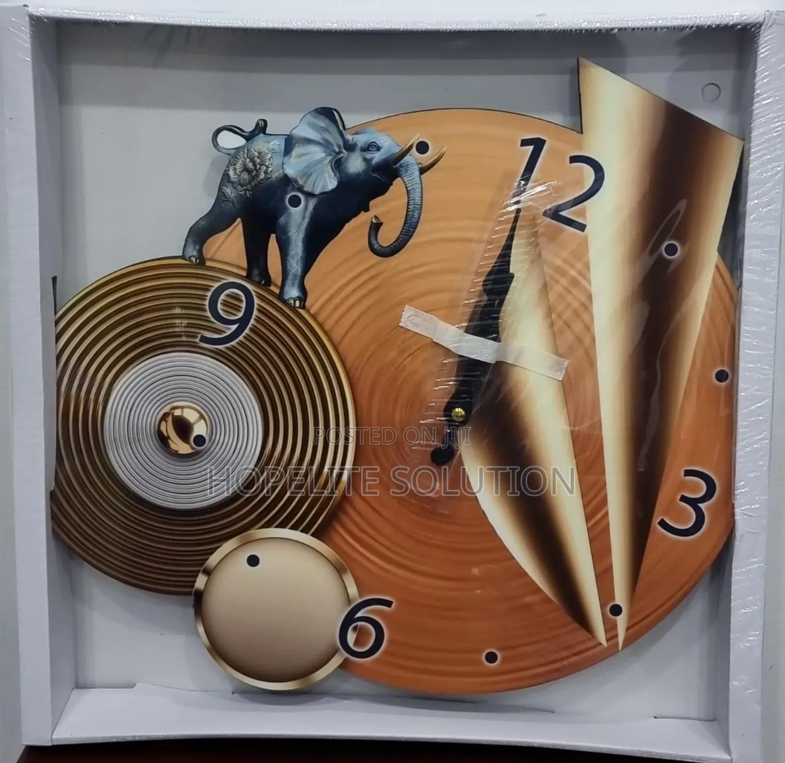 3 in 1 Elegant Wall Clock Decor