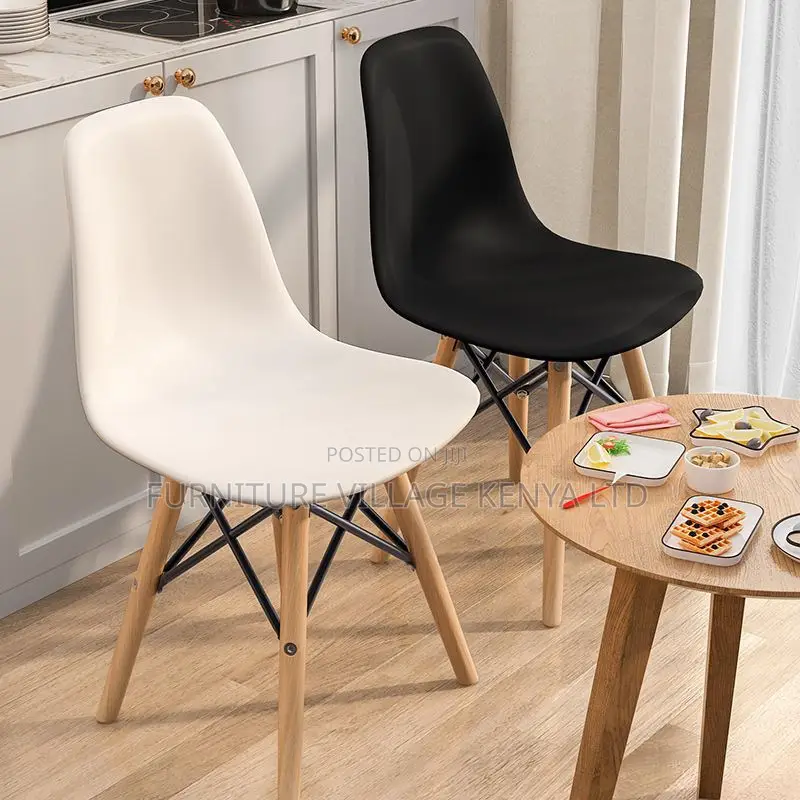 Office Chair: Fixed Armless Home Nordic Back Eames Chair