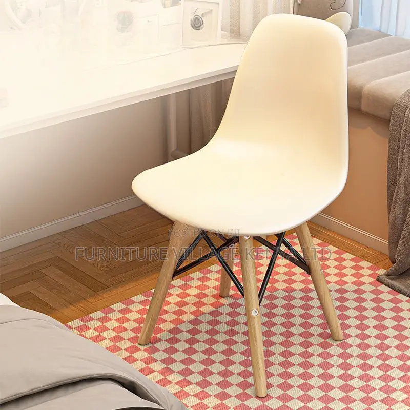 Office Chair: Fixed Armless Home Nordic Back Eames Chair