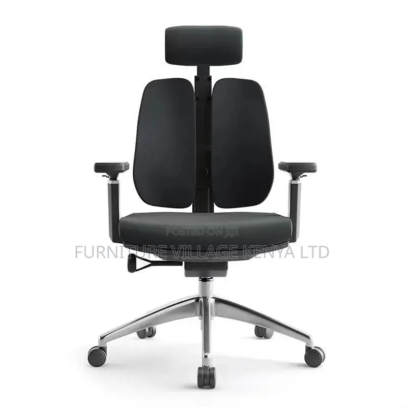 Office Chair: Modern Orthopedic Full Fabric Comfortable Seat