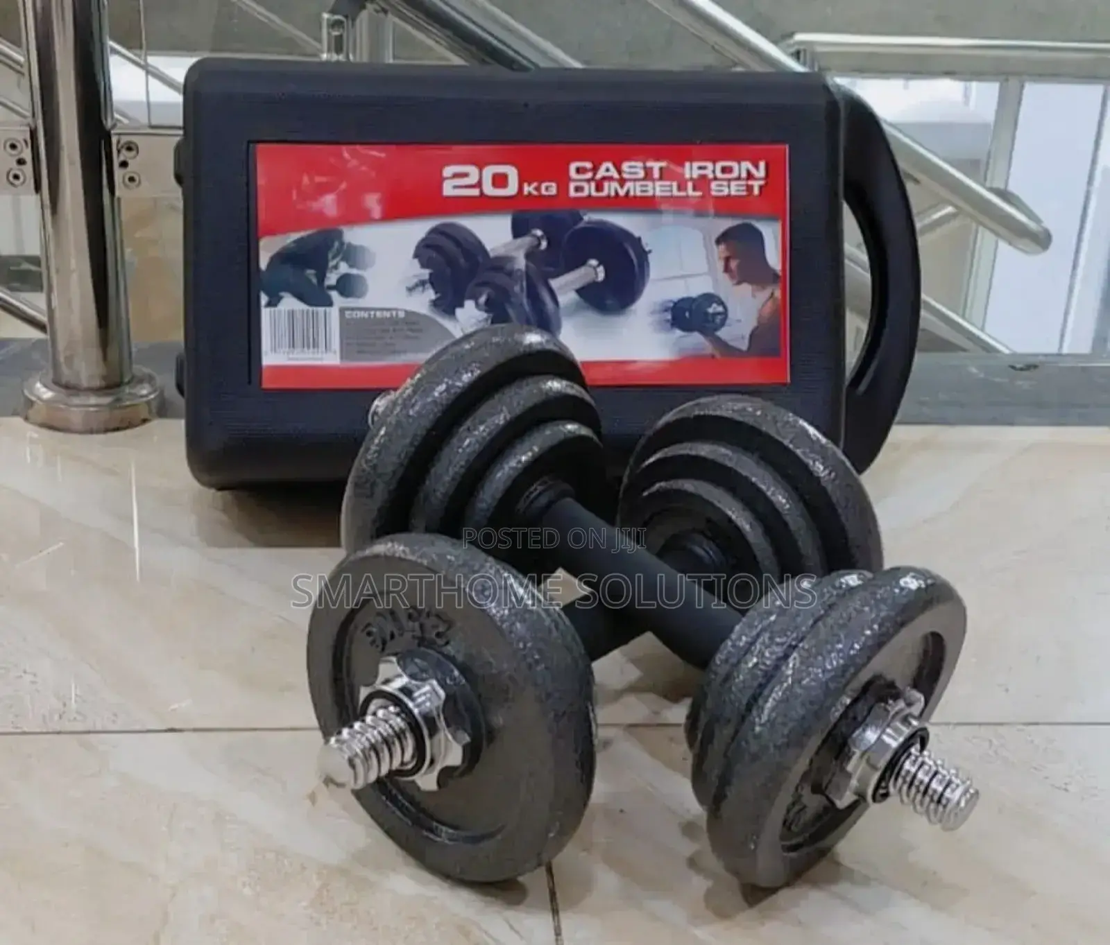 20kgs Chrome Dumbells Adjustable at at at 