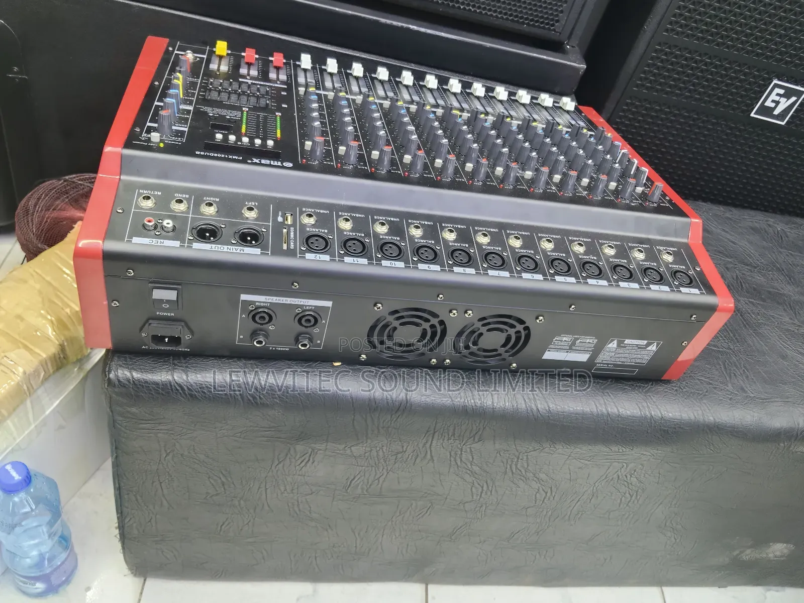 Professional Red Powered Mixer