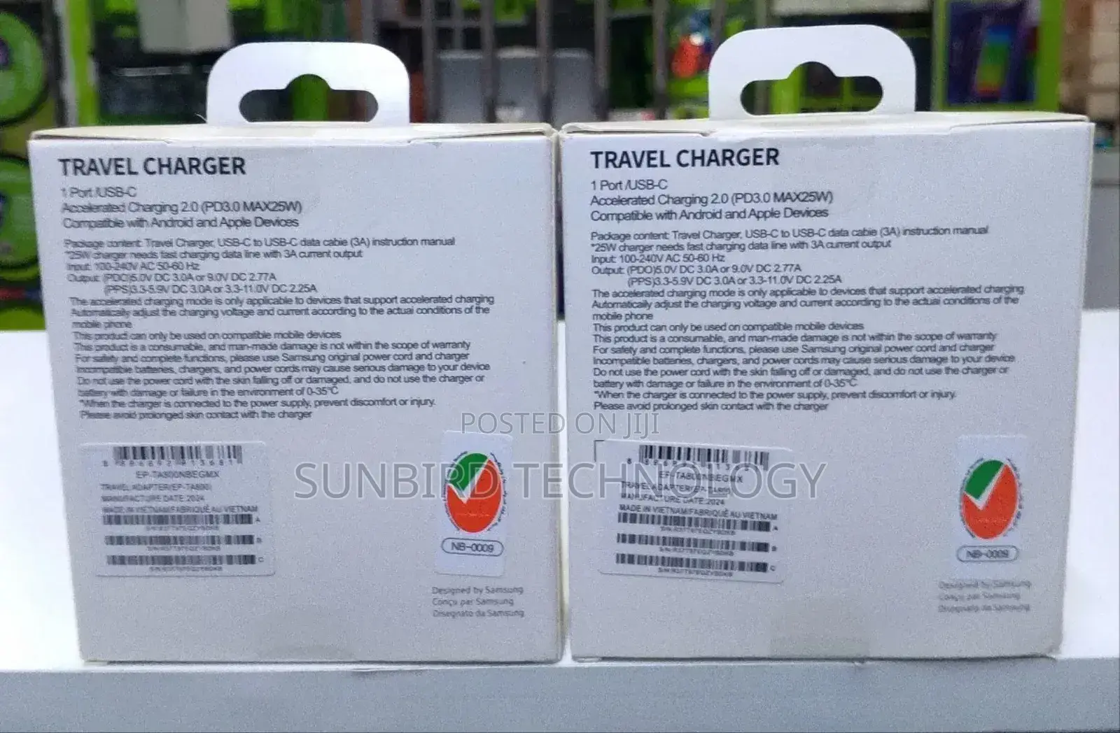 Samsung 25watt C to C Charger.