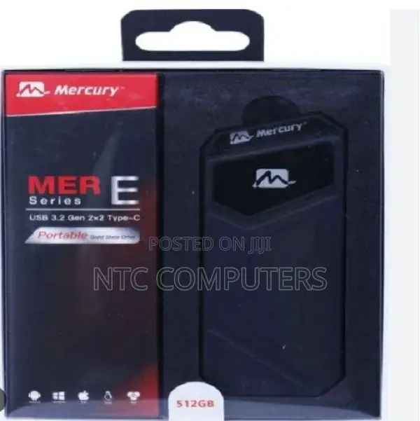 Mercury Portable SSD 512gb RGB - Usb3.2,Typec - With Type