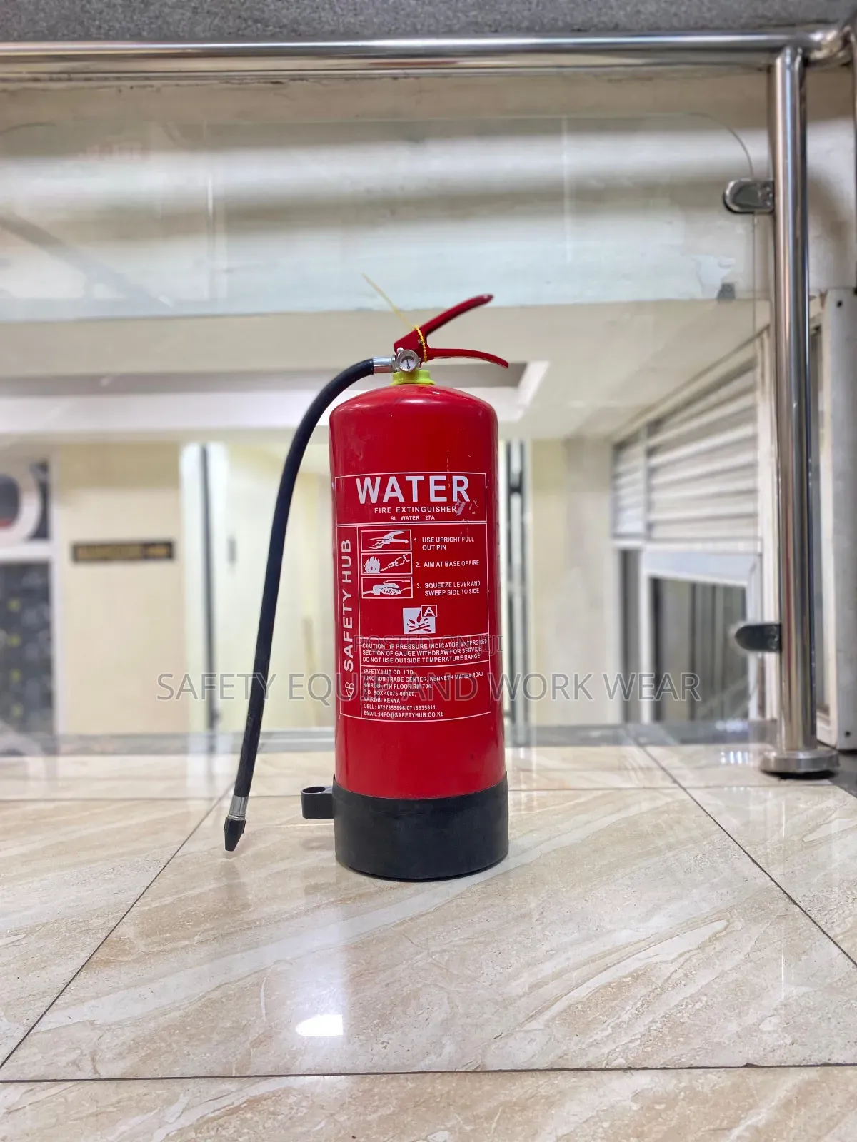 Water Extinguisher With Anti Freeze Agent For Cold Climates