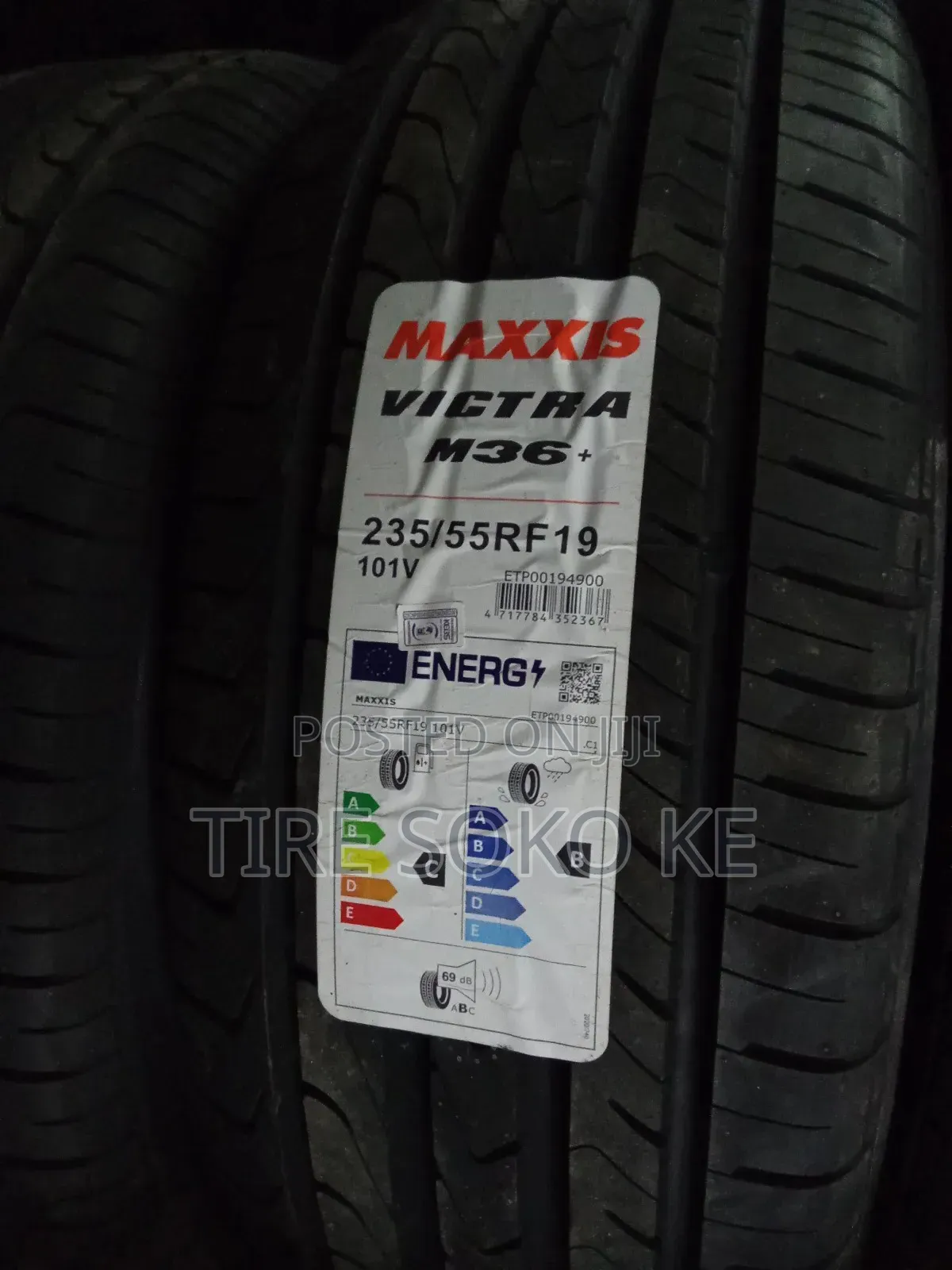 235/55r19 Maxxis Runflat M36+