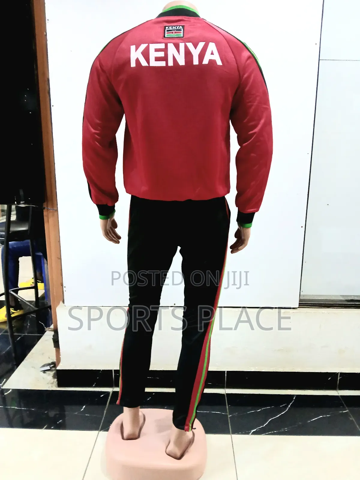 Kenya Team Tracksuit Red and Black