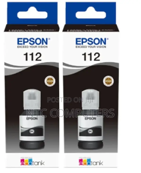 Epson 112 Ecotank Pigment Black Ink Bottle 127.0 Ml