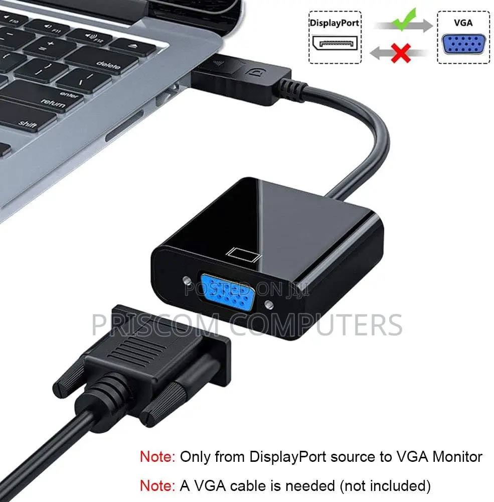 Full Hd 1080p Dp Displayport To Vga Converter Video Adapter