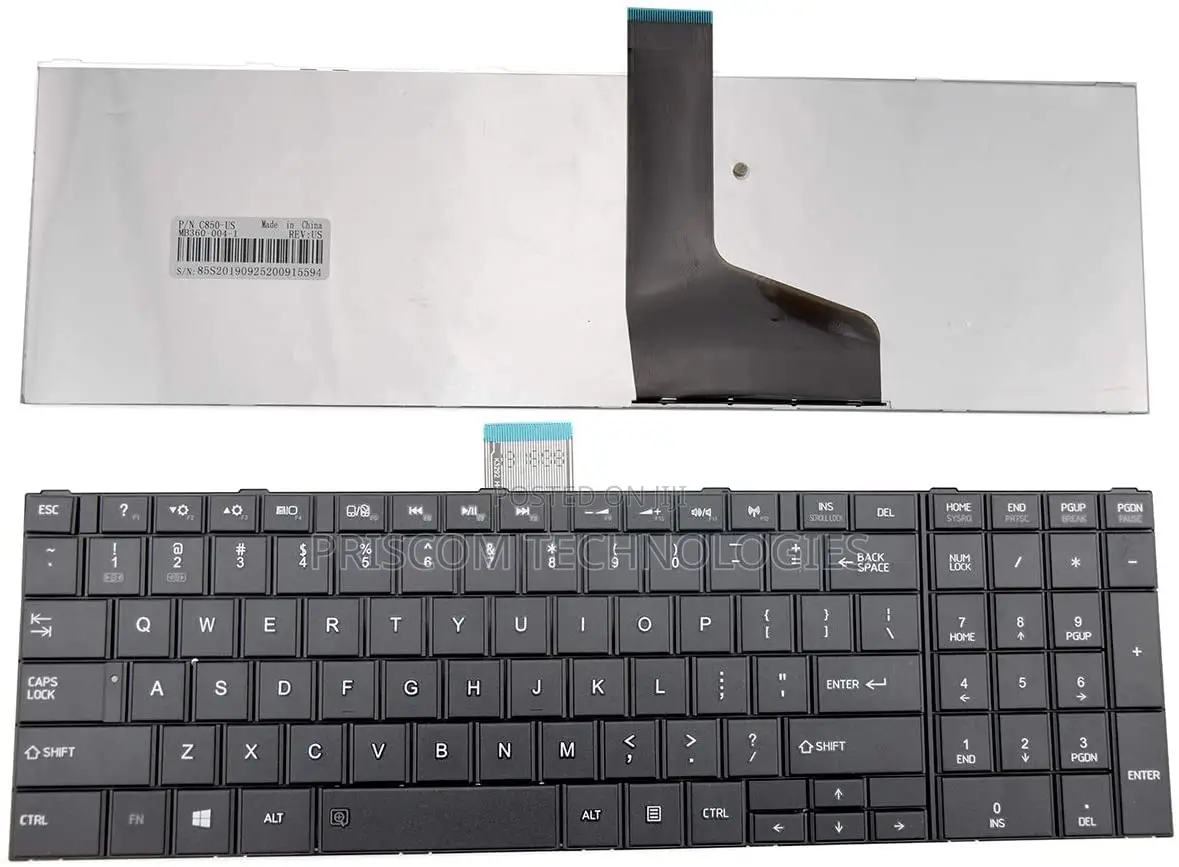 Toshiba Satellite C850 C850d C855 Laptop Keyboard