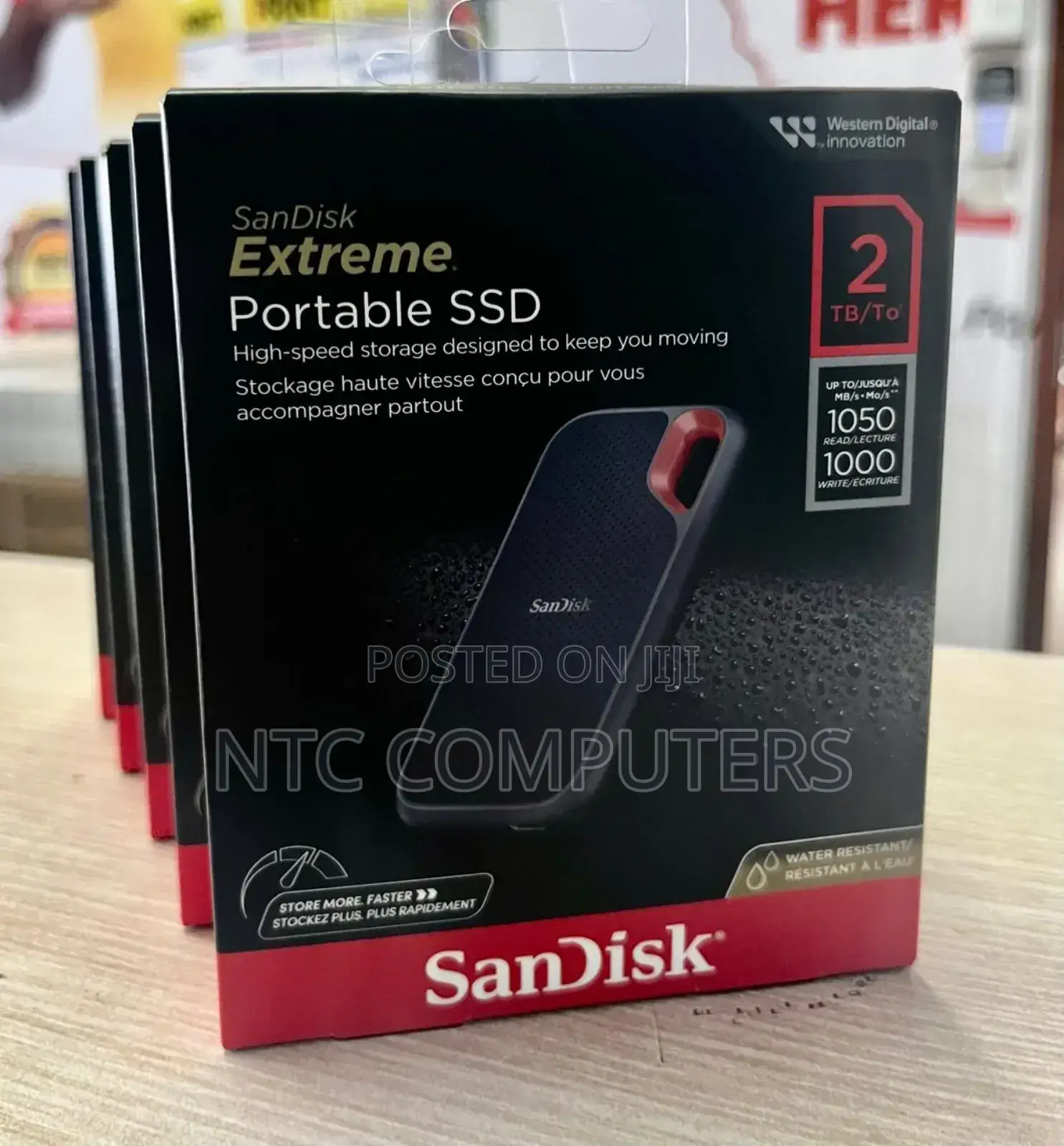 Sandisk E61 Extreme Portable SSD 2tb-Sdssde61-2t00-G25