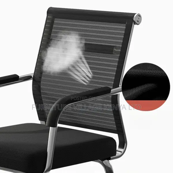 Black/Dove Grey Upholstered Armrest Board Chair