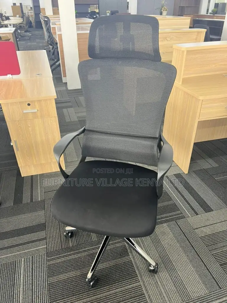 Orthopedic Chair:: Executive High Mesh Fixed Armrest Seat