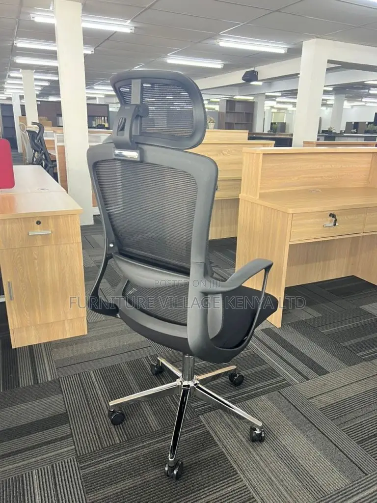 Orthopedic Chair:: Executive High Mesh Fixed Armrest Seat