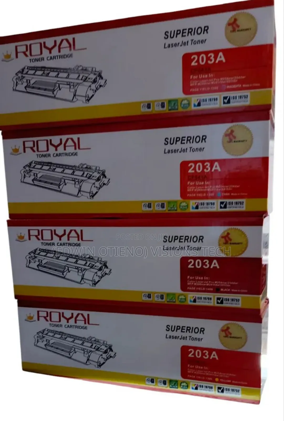Hp Pro MFP M280nw Color Toner - 203a