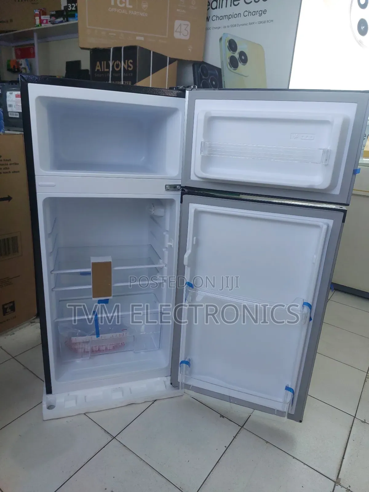 Ailyons 115l Double Door Refrigerator