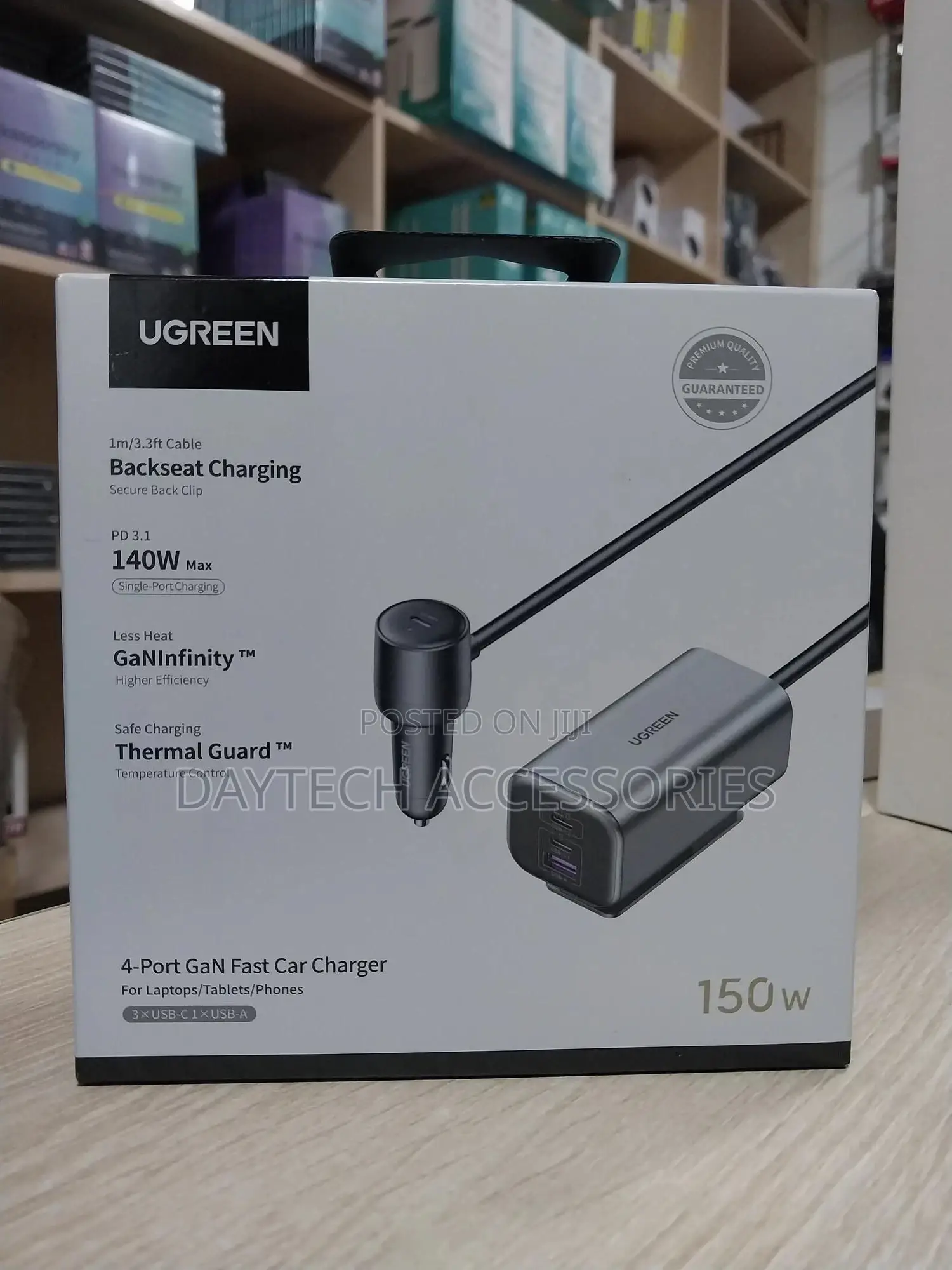Ugreen 150w Usb C Car Charger - Grey