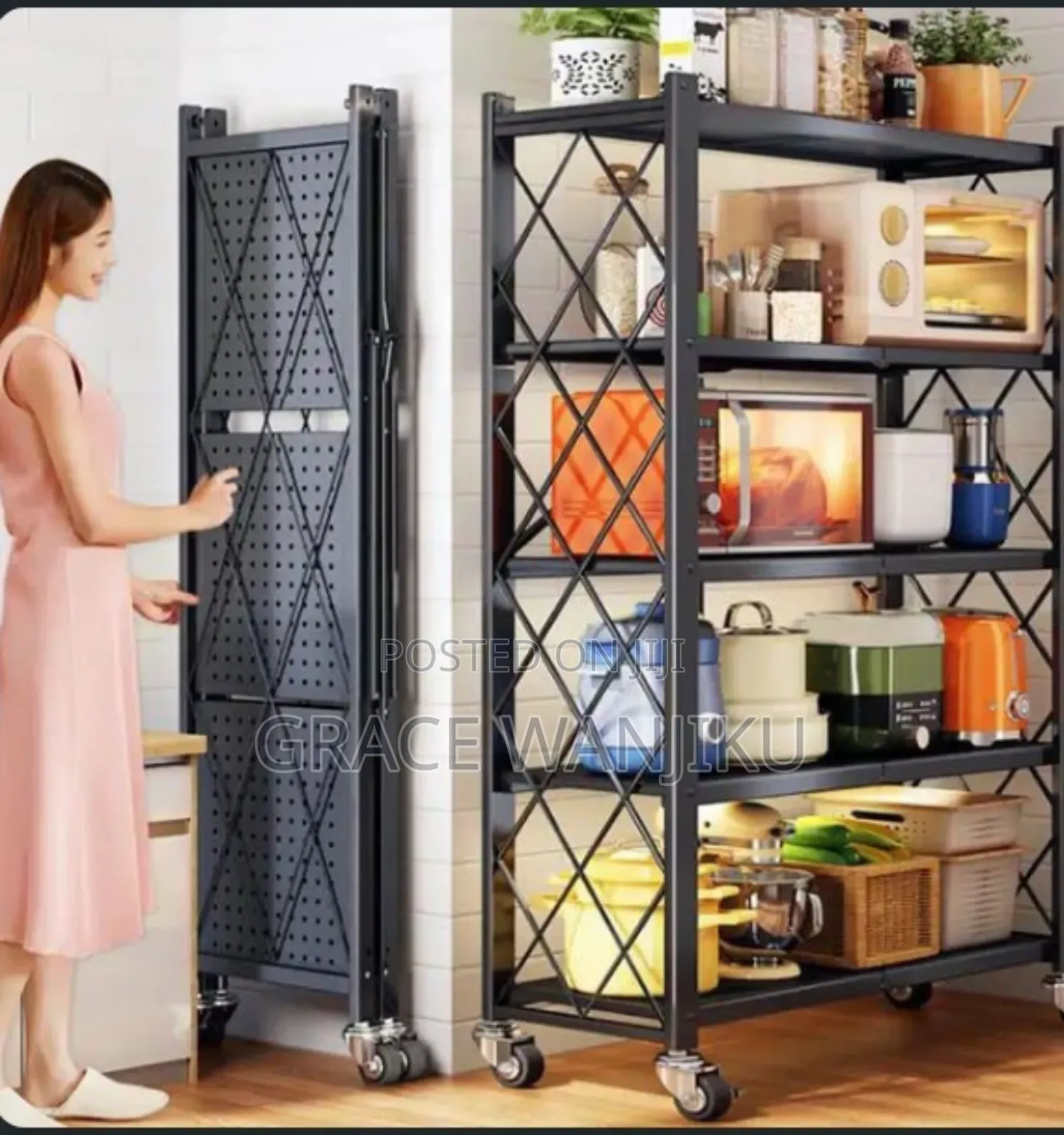 Big Size Foldable Kitchen Rack