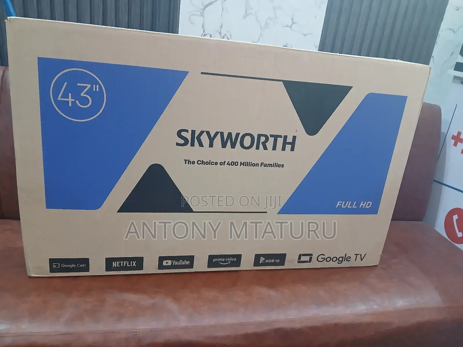 Skyworth 43e3500g 43 Inch Full Hd Frameless Smart Google Tv
