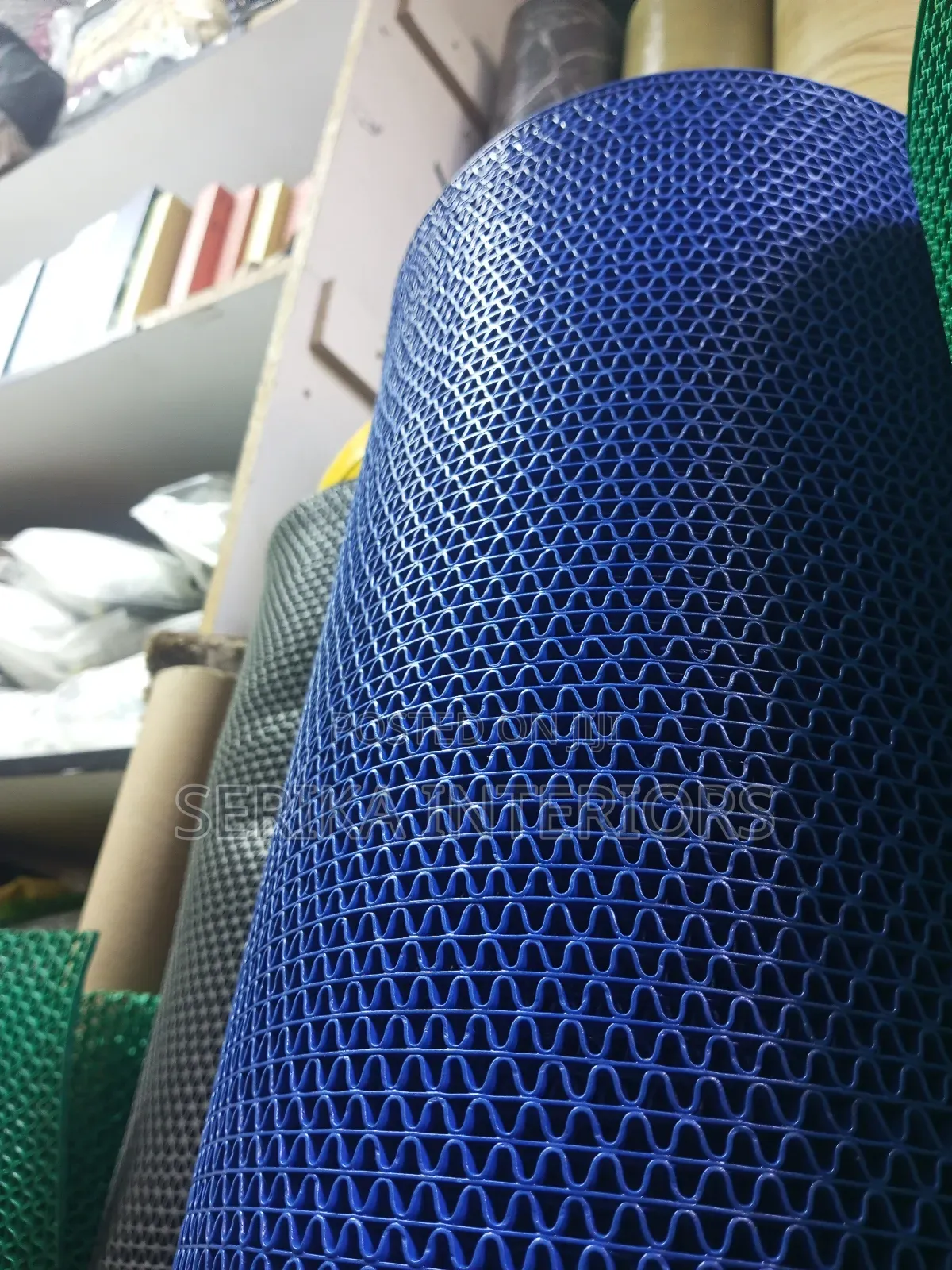 Blue Anti Slippery Bathroom Mats