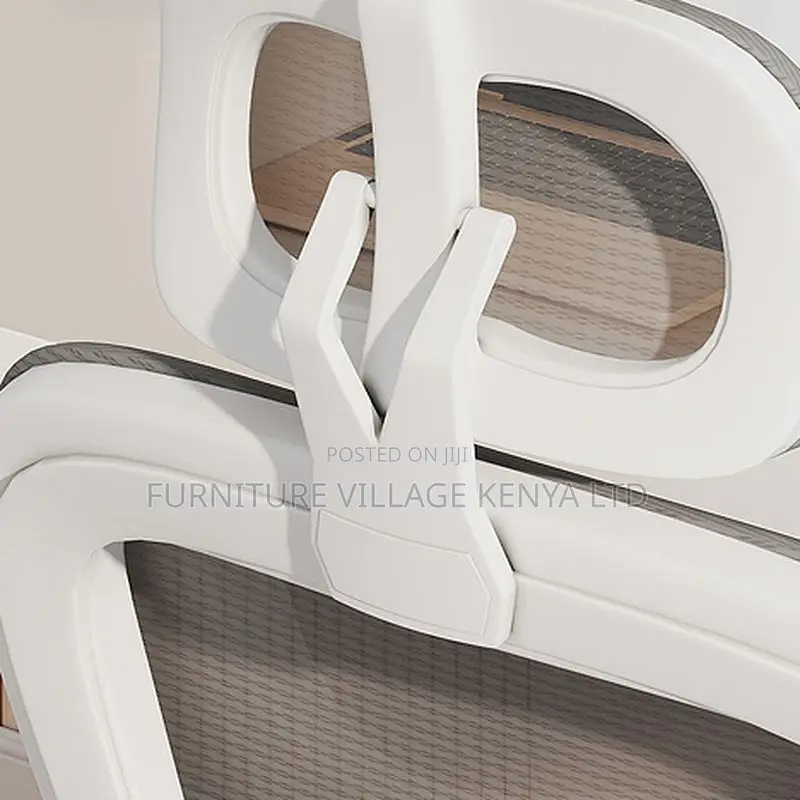 Office Chair:Upholstered Orthopedic Seat With Fabric Armrest