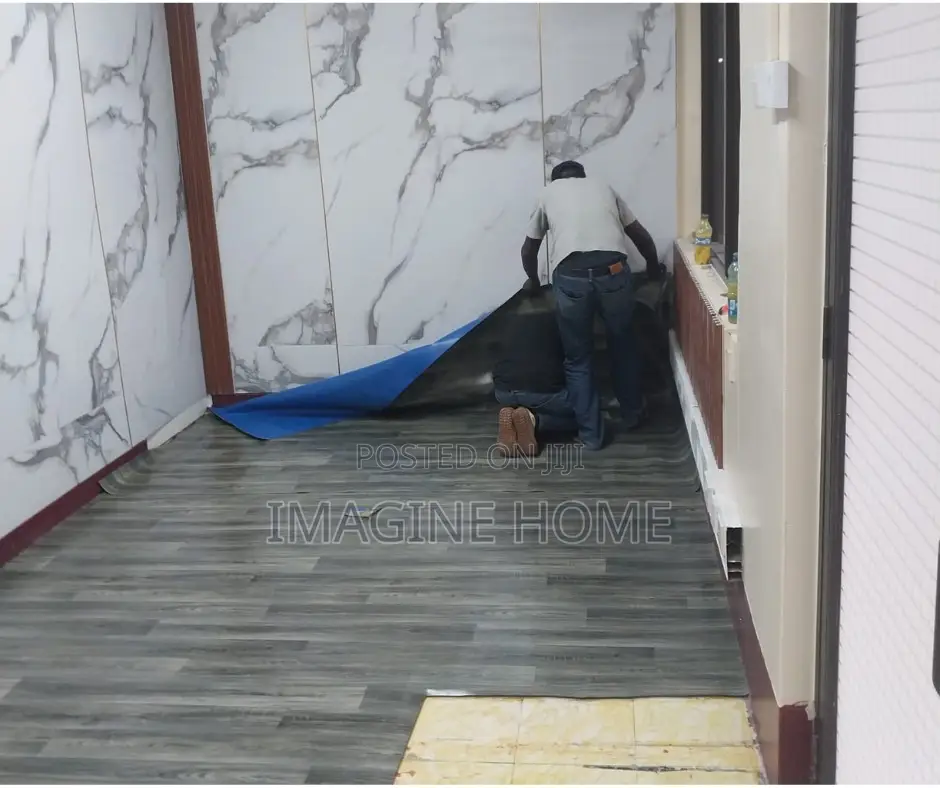 Anti-Slip Mkeka Wa Mbao and Vinly Flooring Mat