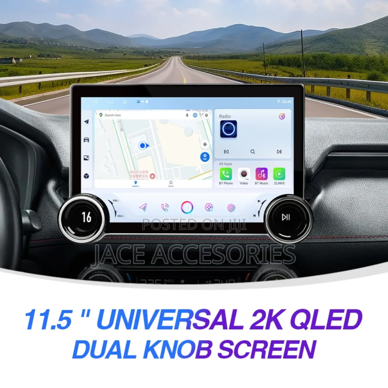Diamond  Android Car Ardio Qled Screen