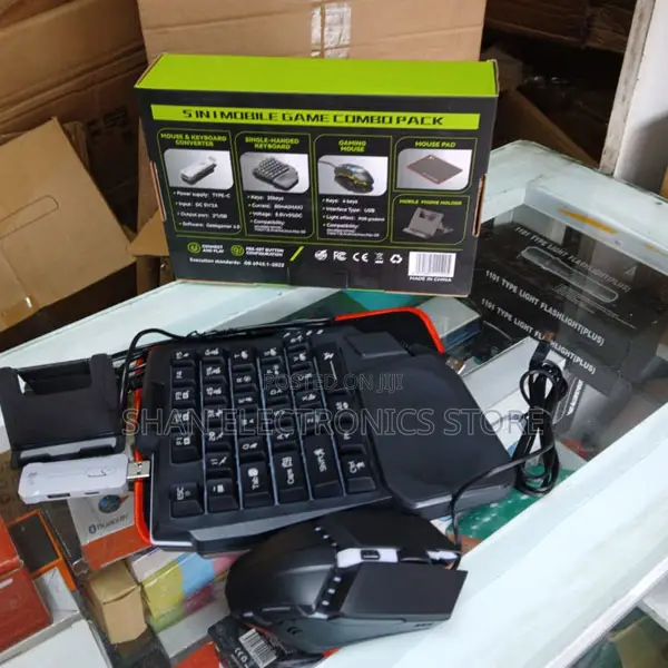 Mouse, Mousepad and Headset Gaming Starter Kit With Keyboard