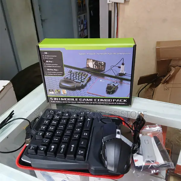 High Quality Keyboard Mouse Wireless Gaming Kit 5 in 1