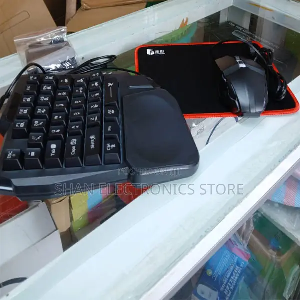 Wireless 5 in 1 Combo Bluetooth Keyboard and Mouse for Pubg
