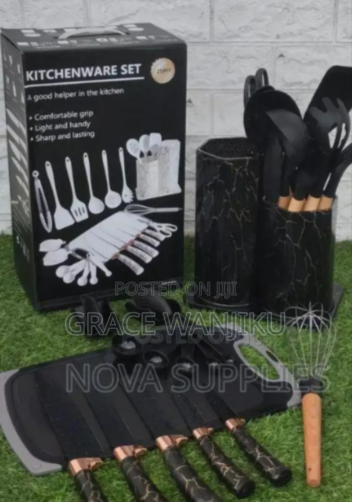 *25pc Marble Silicone Spoons