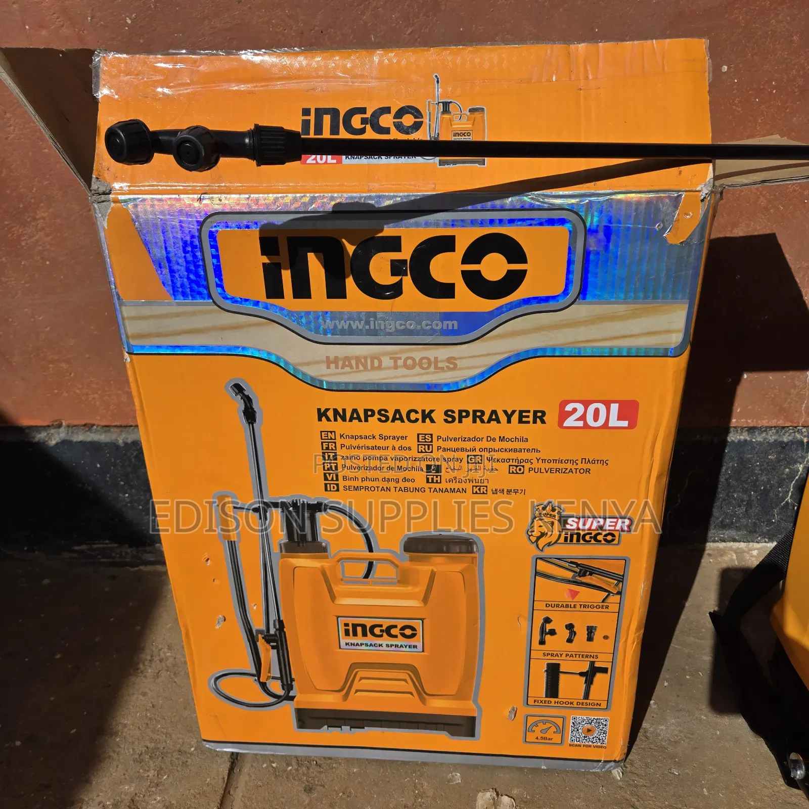 Fumigation Bottles Sprayer 20 Litre Ingco Knapsack Sprayers Farm Best