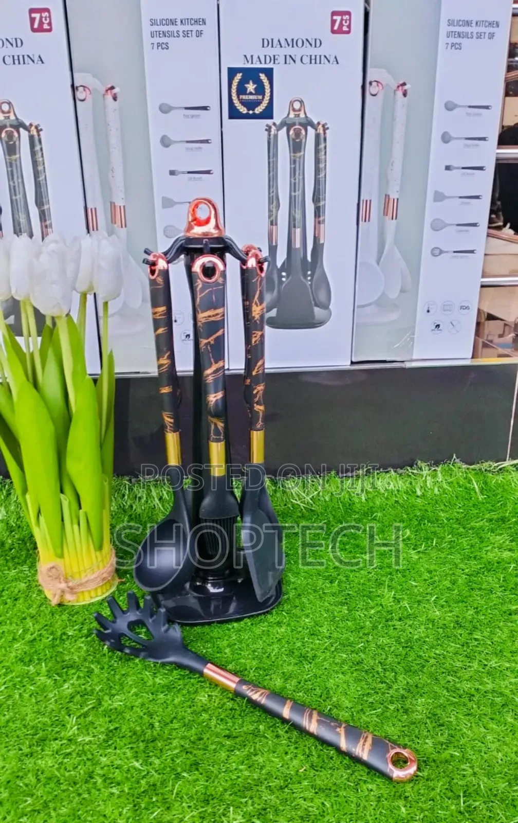7pc Silicone Spoon Set