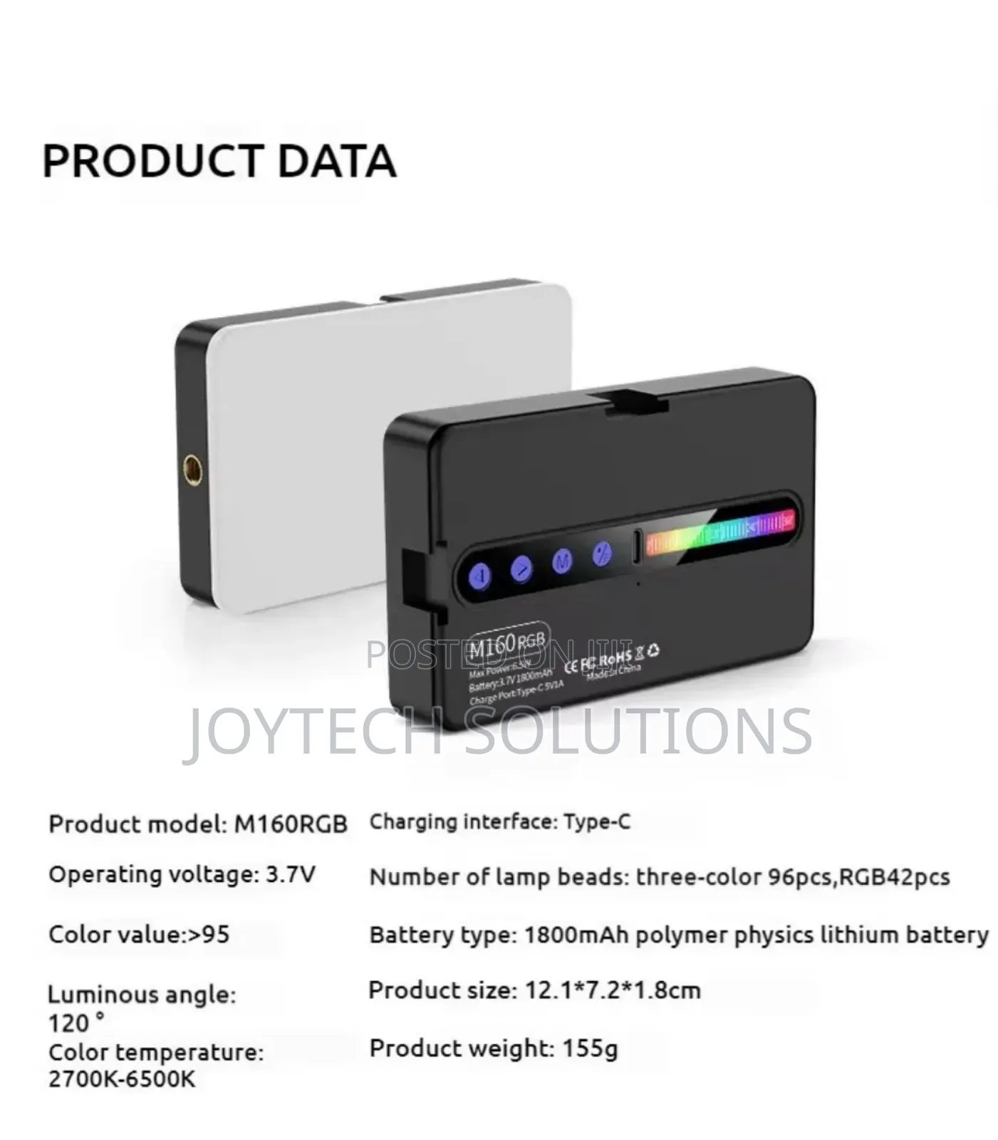 Pocket Fill Light Rgb160