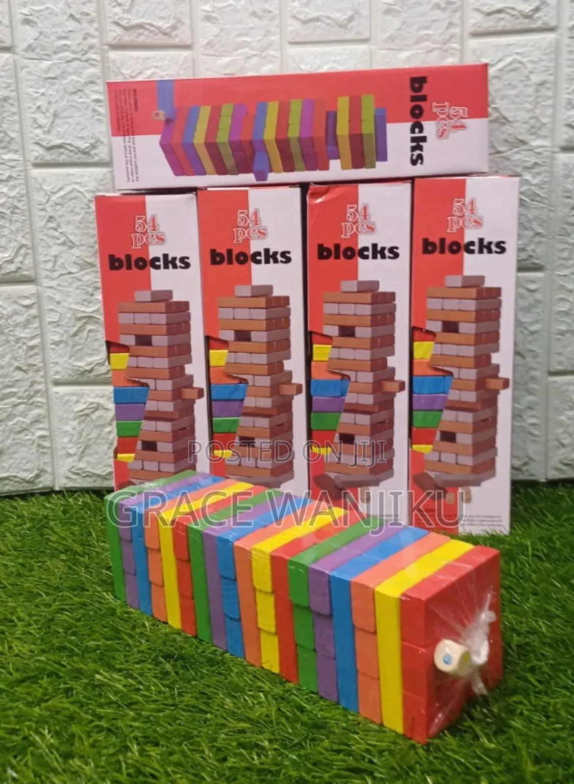 *Jenga Coloured Game*