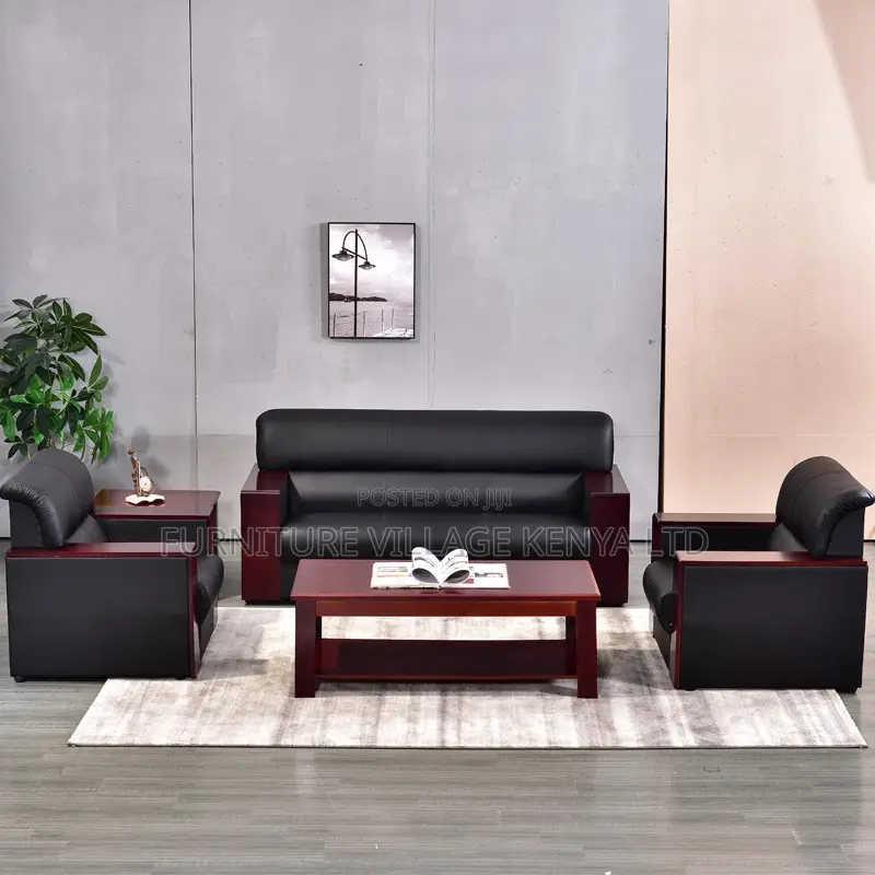 Sofa: Five-Seater Meeting Guest Executive Space Sofa Set
