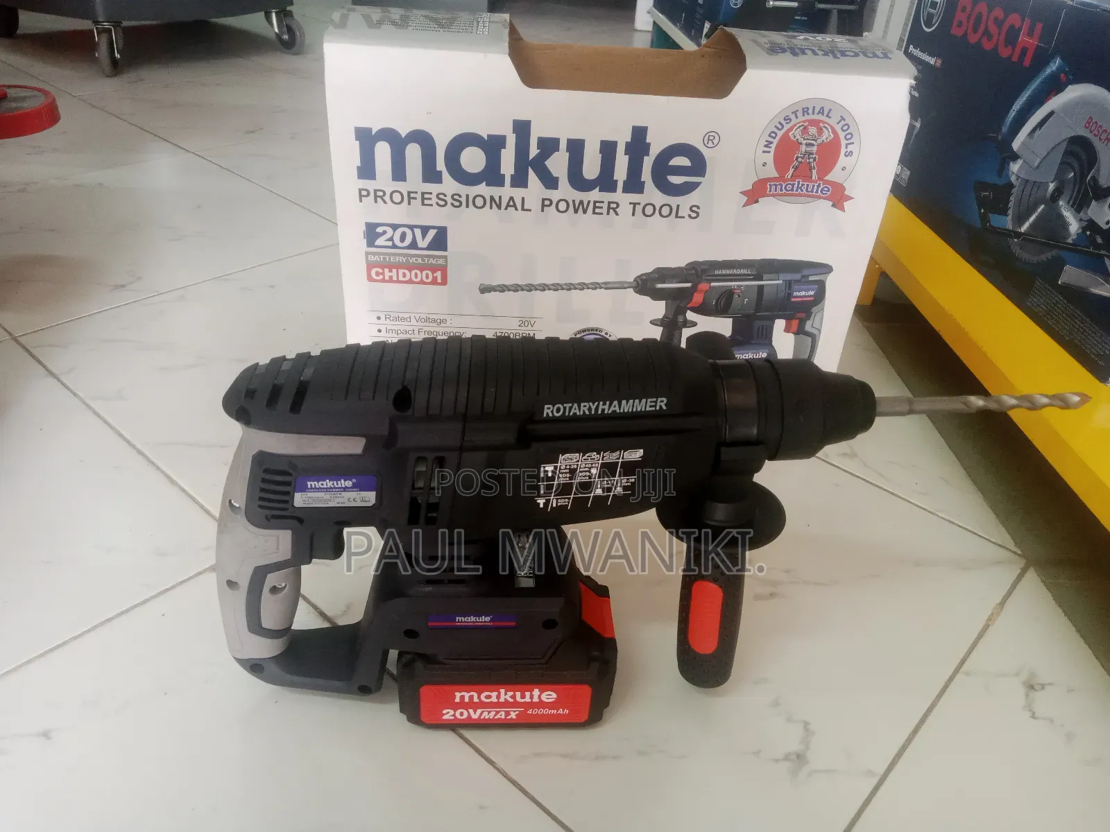 Chd 001 Cordless Rotary Hammer